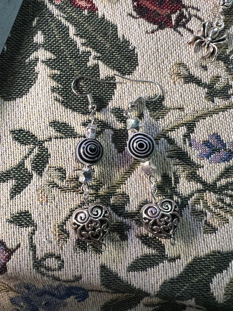 Black and Silver Earrings Type 3