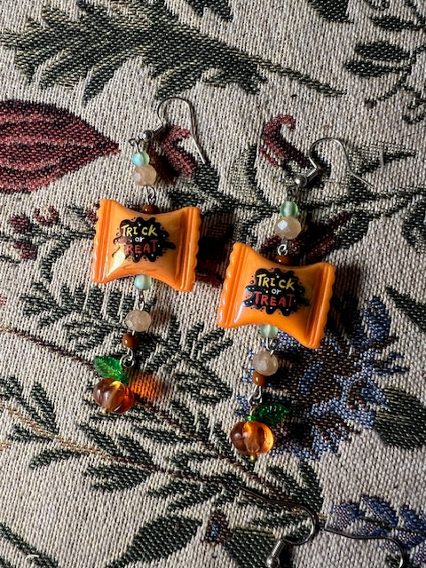 Orange Candy Earrings